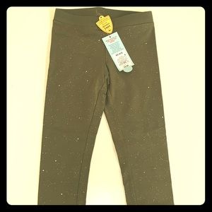Shimmering Olive green girl’s leggings